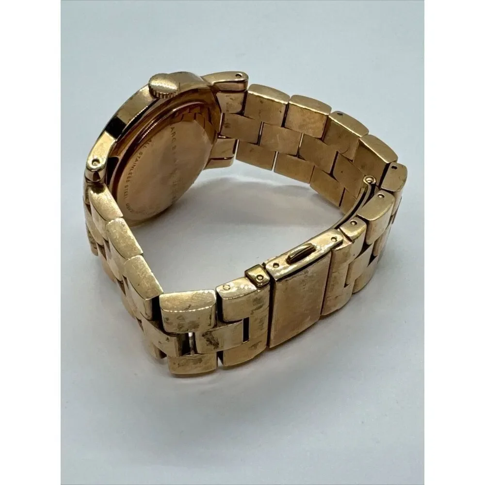 Marc Jacobs MBM3077 Women's Gold Stainless Steel Analog Dial Quartz Watch JNA531